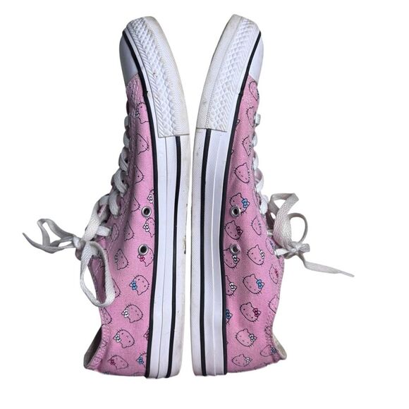 Hello Kitty X Converse Sanrio Pink Lace Up Sneakers Unisex Pink White M10/W12 - Picture 5 of 10